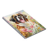 Notebook – Saint Bernard Dog Lover Journal Notitieboek (Rechterzijde)