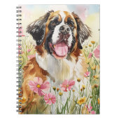 Notebook – Saint Bernard Dog Lover Journal Notitieboek (Voorkant)