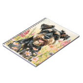 Notebook – Schnauzer Watercolor Journal for Dog Lo Notitieboek (Linkerzijde)