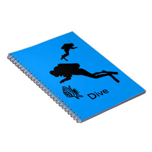Notebook - Scuba Divers en Fish Notitieboek