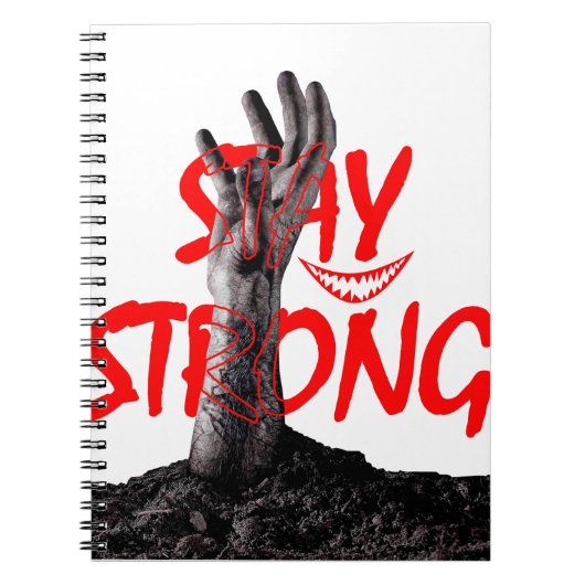 Notebook : Stay Strong Motivational Quote Design Notitieboek (Voorkant)
