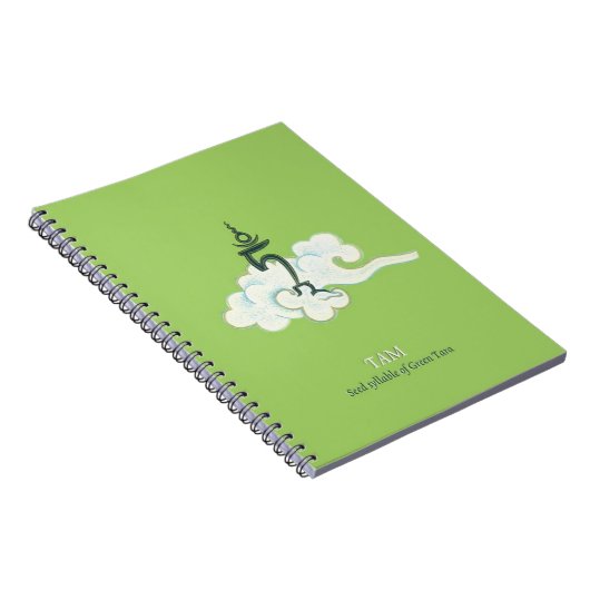 NOTEBOOK - TAM - de zeesleepSyllable van Groene Ta Notitieboek (Rechterzijde)