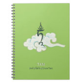 NOTEBOOK - TAM - de zeesleepSyllable van Groene Ta Notitieboek (Voorkant)