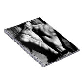 Notebook voor hem Masculine Elegant Bodybuilder Ar Notitieboek (Rechterzijde)
