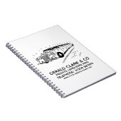 Notebook voor verhuur van luxe stretch limousines notitieboek (Rechterzijde)