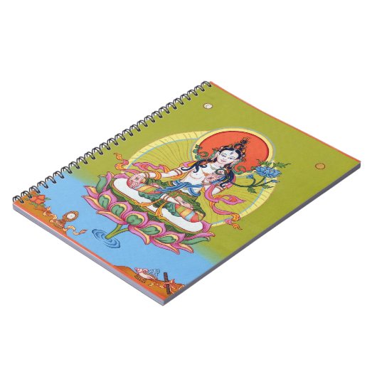 NOTEBOOK White Tara - De moeder van de ouder Notitieboek (Linkerzijde)