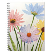 Notebook. Wild Flowers  Notitieboek (Voorkant)