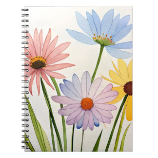 Notebook. Wild Flowers  Notitieboek