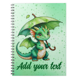 Notebook with Baby Dragon Art Notitieboek