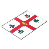 Notebook with Flag of Montreal, Canada Notitieboek (Linkerzijde)