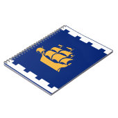 Notebook with flag of Quebec City Notitieboek (Linkerzijde)
