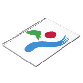 Notebook with Flag of Seoul, South Korea Notitieboek (Linkerzijde)