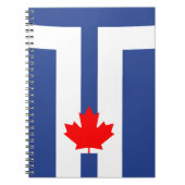 Notebook with Flag of Toronto, Ontario, Canada Notitieboek (Voorkant)
