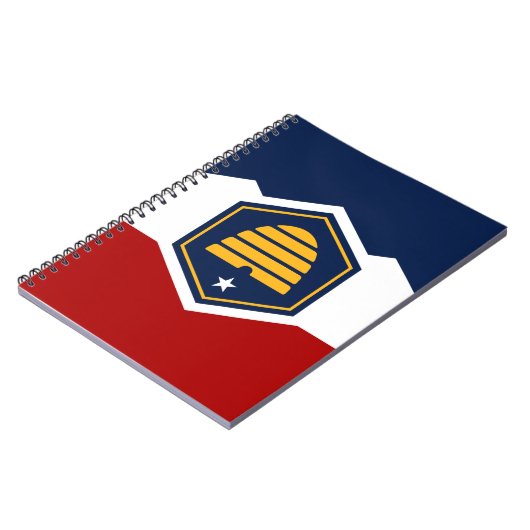 Notebook with Flag of Utah, USA Notitieboek (Linkerzijde)