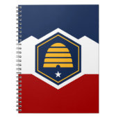 Notebook with Flag of Utah, USA Notitieboek (Voorkant)