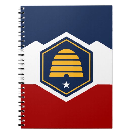 Notebook with Flag of Utah, USA Notitieboek (Voorkant)
