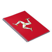 Notebook with Isle of Man Flag, Verenigd Koninkrij Notitieboek (Rechterzijde)