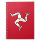 Notebook with Isle of Man Flag, Verenigd Koninkrij Notitieboek (Voorkant)