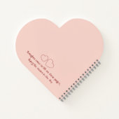 Notebook with swans notitieboek (Achterkant)