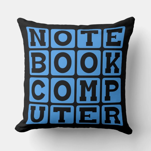 Notebookcomputer, draagbaar apparaat kussen (Voorkant)