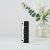 Notebookrand Mini Visitekaartje (Staand voorkant)