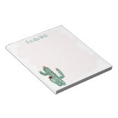 notebooks met een dubbele kop en cactus notitieblok (Schuin)