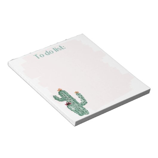 notebooks met een dubbele kop en cactus notitieblok (Schuin)