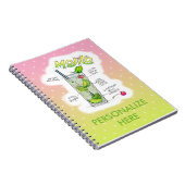 NOTEBOOKS - MOJITO RECIPE COCKTAIL ART NOTITIEBOEK (Rechterzijde)