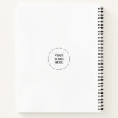 Notebooks Upload Company Logo Custom Text Name Notitieboek (Achterkant)