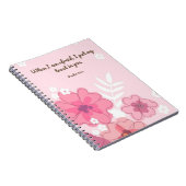 Notebooks with the text of the year 2024 notitieboek (Rechterzijde)