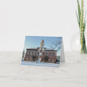 Notecard - 1820 Courthouse Plymouth MA Kaart