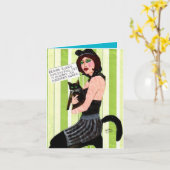 NOTECARD-ACHTER ELK SUCCESVOL HUISDIER IS ALTIJD KAART (Gele Bloem)