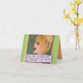 NOTECARD-AGING KAN VERTRAAGD ZIJN KAART (Gele Bloem)