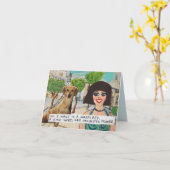 notecard- alle wil ik werkelijk ben een warm bed, kaart (Gele Bloem)