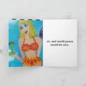 NOTECARD-ALLES WAT ZE WIL IN HET LEVEN IS EEN STIJ KAART (Binnen)