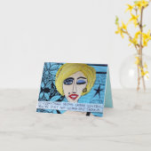 NOTECARD – ALS ALLES ONDER CONTROLE LIJKT KAART (Gele Bloem)