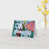 NOTECARD-ALS HET LEVEN BLIJFT GOOIEN JE BOCHTEN KAART (Gele Bloem)