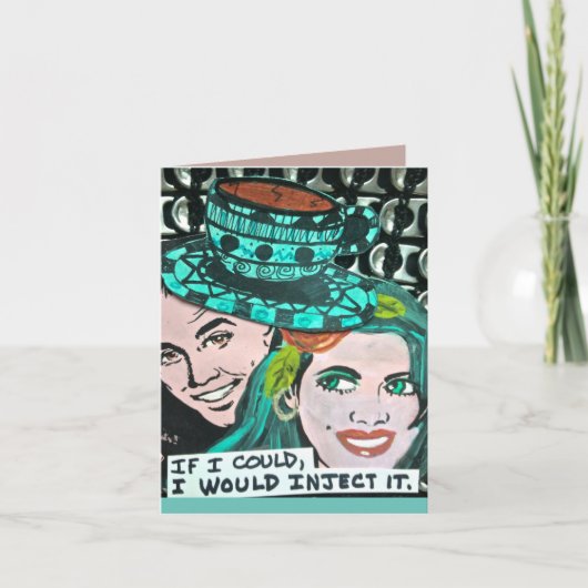 NOTECARD-ALS IK KON, ZOU IK HET INSPUITEN KAART (Voorkant)
