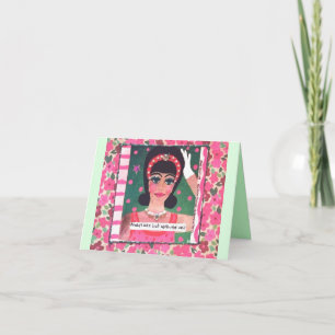 NOTECARD-ALTIJD LAAT MAAR MET EEN WAARDE VAN DE KAART