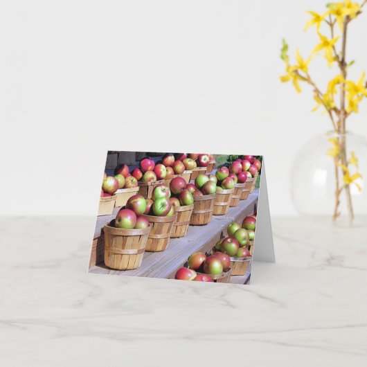 Notecard - Appelen Kaart (Gele Bloem)