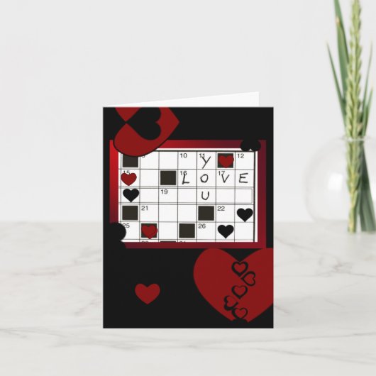 Notecard-Art of Love Puzzle Feestdagen Kaart (Voorkant)