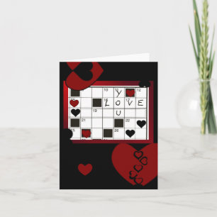 Notecard-Art of Love Puzzle Feestdagen Kaart