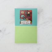 NOTECARD-BAH HUMBUG. GA DE EIERPUNCH OVER FEESTDAGEN KAART (Binnen)