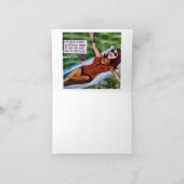 NOTECARD… BEN IK NIET AAN DE GYMNASTIEK VANDAAG KAART (Binnen)