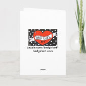 NOTECARD-BEST WETEN VRIEND-ZIJ HOE GEK U BENT KAART (Achterkant)