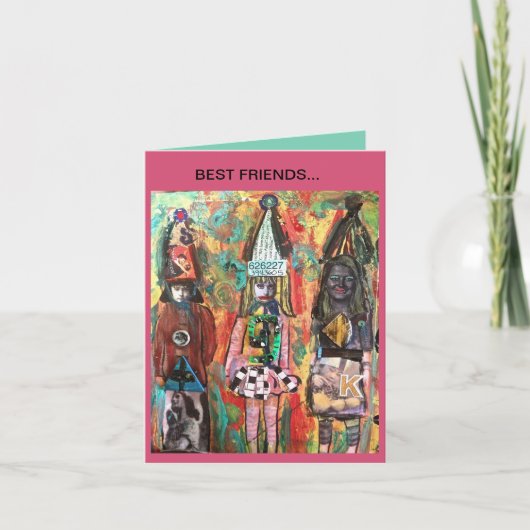 NOTECARD- BESTE VRIENDEN… KAART (Voorkant)