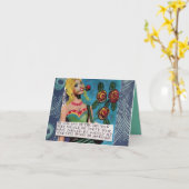 NOTECARD-BIJ HET EIND VAN DE DAG KAART (Gele Bloem)