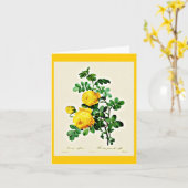 Notecard-Botanicals-Pierre Joseph Redoute 13 Kaart (Gele Bloem)