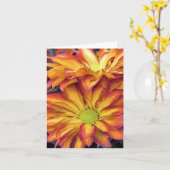 Notecard - Chrysanthemums Kaart (Gele Bloem)