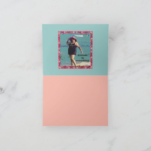 NOTECARD-DAAR EEN FIJNE LIJN TUSSEN KAART (Binnen)